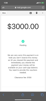 A random payment notification arrives with an instruction to pay a fee before you. Sammy Sammyanne99 Twitter