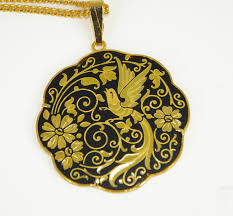 Black And Gold Jewelry From Spain Pin On Jewelry