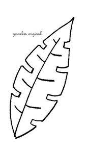 Palm tree leaf coloring page. Leaf Template Printable Leaf Coloring Page Leaf Template