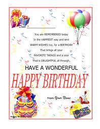 Download open in browser share. 40 Free Birthday Card Templates á… Templatelab