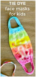 Tie Dye Face Mask Craft For Kids Toddler Approved In 2020 Tie Dye Birthday Tie Dye Crafts Face Masks For Kids