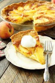 Peach Chess Pie Recipe Diy Food Recipes Diy Easy Recipes Peach Recipe