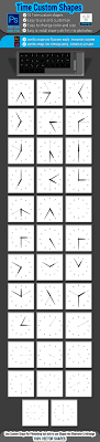 Time Custom Shapes Photoshop Shapes Vector Shapes Custom