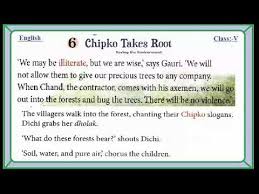 Class V Chapter6 Reading Chipko Takes Root Youtube