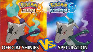 Check spelling or type a new query. Pokemon Sun And Moon Official Shinies Vs Shiny Speculation How D I Do Alola Forms Youtube