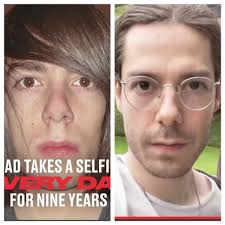 This lad took a selfie every day for nine years to see how much he changed!  😱