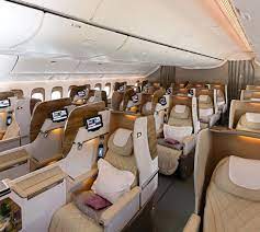 Emirates New Business Class Cabin On Boeing 777 300er Emirates Photo Business Class Flight Emirates First Class Business Class Tickets