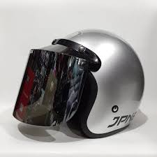 Helm menjadi perlengkapan yang wajib dipakai saat mengendarai sepeda helm bogo jpn dijual dengan variasi harga yang beragam. Jual Helm Bogo Jpn Kaca Datar Flat Silver Di Lapak Rnd Id Bukalapak