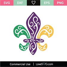 Download Mardi Gras Fleur De Lys Svg Cut File Lovesvg Com