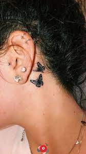 This tiny butterfly tattoo is pretty cute hiding behind the ear. 45 Wonderful Butterfly Tattoo Ideas For Tattoo Lovers Page 64 Of 99 Small Tattoos Cute Tattoos Tattoo Designs Tattoos Beautiful Tattoos Body Art Tattoos