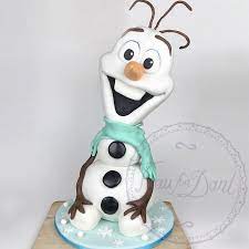 Eiskönigin geburtstagskuchen tolle torten kindergeburtstag essen geburtstags feier fondant torten kinder kuchen kinder geburtstag geburtstagstorte kuchen ideen. 3d Olaf Torte Frau Fon Dant