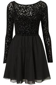 Short Black Dress With Long Sleeve Lace Top Half With Images Fashion Pretty Dresses Cute Dresses