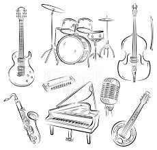 If you're looking to find out more about the different instruments used in jazz, you've come to the right place. Jazzband Satz Stock Vektorgrafik Freeimages Com