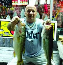 Patrick, on the pier right by the bridge in the park. A Pair Of Big Blackshear Bass Coastal Angler The Angler Magazine