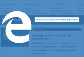 Leider hat es microsoft immer noch nicht gebacken bekommen, eine native funktion dafür zu implementieren. Microsoft Edge Lesezeichen Importieren Und Verwalten Freeware De