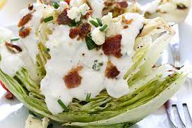 Grilled Blt Wedge Salad With Blue Cheese Dressing Recipe Grilled Blt Wedge Salad Blue Cheese Dressing