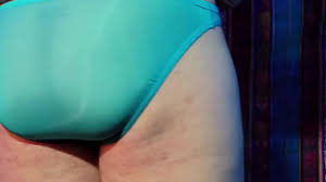4K Blue Transparent Pouch Style Briefs Try-on Review