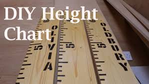 Diy Height Chart