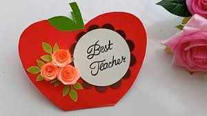 Print your id card preferably on a thick stock of paper or on a pvc for more durability. How To Make Card For Favorite Teacher Greeting Card For Teacher S Youtube