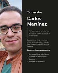 Conoce a Carlos Martínez: Tu Guía Experto en Anatomía 🧑‍🏫 Detrás de la  metodología efectiva está un maestro con experiencia real. Carlos Martínez  es especialista en dibujo estructural y anatomía. Su enfoque