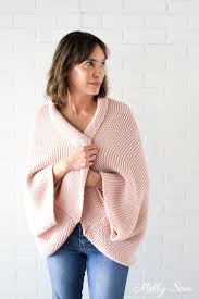 Maybe you would like to learn more about one of these? Diy Cocoon Cardigan Make A Blanket Sweater Melly Sews