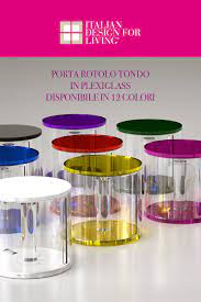 Porta Rotolo In Plexiglass Colorato Porta Colorato Rotolo