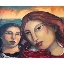 Blue Delft with Fruit by Mark Pettit