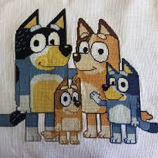 Cross stitch patterns, easy design, personalised cross stitch patterns. Pattern Finally Found A Way To Upload My Bluey Pattern For Free Https Gumroad Com L Pezgv Crossstitch
