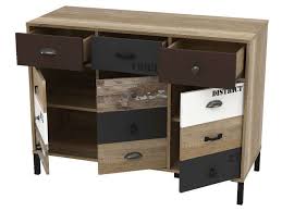 Rangement 3 Portes 3 Tiroirs 586886 Meuble Rangement Rangement Tiroir