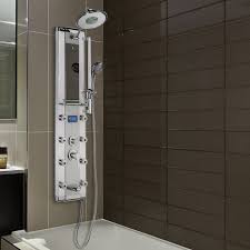 Function 50 5 Shower Panel With Adjustable Shower Head Shower Panels Adjustable Shower Head Shower Heads