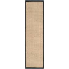 Black And Beige Runner Rug Safavieh Natural Fiber Beige Black 3 Ft X 10 Ft Indoor Runner Rug Nf114c 210 Natural Fibers Natural Fiber Rugs Area Rug Sizes