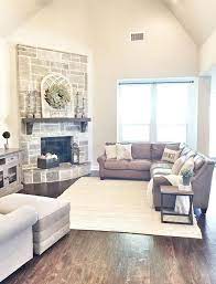 Beautiful Homes Of Instagram Corner Fireplace Living Room Fireplace Furniture Arrangement Living Room Arrangements