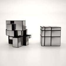 3d Asset Game Ready Rubik Cube Mirror Cgtrader Cagatay Cetin Rubiks Cube Cube 3d Model