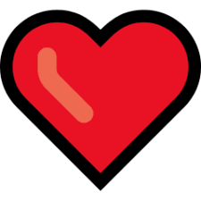 Red Heart On Microsoft Windows 10 April 2018 Update Heart Emoji Love Heart Emoji Emoji