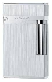 S T Dupont Ligne 2 Lighter Model 016404 Palladium Finish Brushed Pattern Mens Accessories Dupont Lighter Lighter