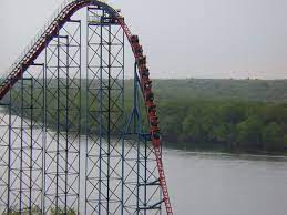 Superman Ride Of Steel Roller Coaster At Six Flags New England Transformed Into Bizarro 2009 Roller Coaster Six Flags New England