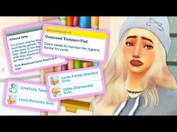 This mod adds physical changes to sims based on mood, new buffs, and a cellphone menu which is very similar to the social media mod! How To Purchase Tampons In Sims 4 Slice Of Life
