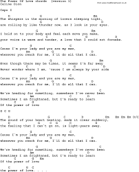 It was released as a promotional single in quebec in may 1996. Celine Dion Power Of Love Guitar Chords Iucn Water