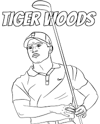 Maybe you would like to learn more about one of these? Tiger Woods Coloring Page Golfer Printable Image For Coloring