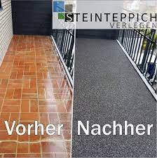 Vorteile der balkonsanierung mit steinteppich. Balkon Bodenbelag Ideen Balcony Flooring Balcony Tiles Flooring