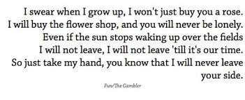 Fun The Gambler Gambler Words Lyrics