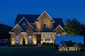 Soffit lighting is a hot new trend in exterior home design and architecture which provides for the same sleek recessed look you've been seeing for years indoors, but in a completely different setting. Why Up Lighting Is A Better Alternative To Recessed Soffit Lighting Outdoor Lighting Design Exterior House Lights Home Lighting Design
