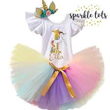 Unicorn Birthday Outfits For 10 Year Olds 1st Birthday Unicorn Outfit Unicorn Tutu Set Personalised Unicorn Outfit Cake Smash Outfit Girls First Birthday Unicorn Dress Rainbow Girls Birthday Party Dress Birthday Dresses Unicorn Dress