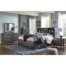 Then the queen storage bedroom set ideas we will surely help you on your way. Bedroom Sets Caitbrook B476 8 Pc Queen Bookcase Storage Bedroom Set At Mike S Furniture And Appliances