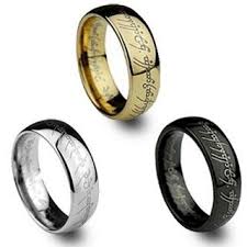 I Wish I Had The Money To Get Him The One Ring From Lord Of The Rings He D Love Me Forever Lol Rings For Men Mens Wedding Rings Titanium Gold Rings