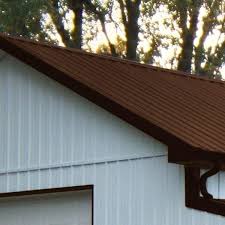 What are some of the most reviewed products in metal roofing? Fabral Shelterguard 8 Ft Exposed Fastener Galvanized Steel Roof Panel In Cocoa Brown 0410115172 The Home Depot