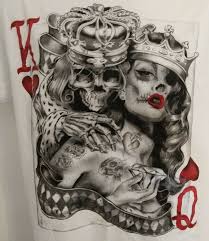 They hold supreme value in the tattoo world and are in great demand. Gangster King And Queen Skull Drawings Novocom Top