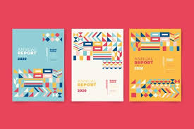 Alphabet, the parent company of google, continues to dominate as the world's leader in digital ad. Colourful Abstract Annual Report With Traditional Design Graphic Design Resume Annual Report Vector Free