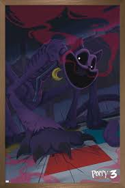 Premium Framed Poppy Playtime CatNap Wall Poster, 22.375 x 34, Chapter 3  Edition - Walmart.com