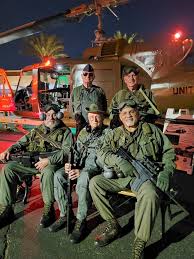 ORIGINAL 1970 Son Tay Raiders Gathering For 50th Anniversary. USAF Col.  Neal Westbrook (Lime 2), Sgt. Terry Buckler (Red Wine), Sgt. Maj. Vladmir  "Jake" Jakovenko (Green Leaf), USAF Col. John Gargus (Cherry